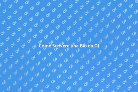 Bio DJ: Raccontati nella Musica