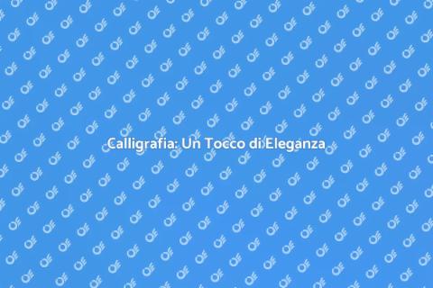 Assumere un Calligrafo per Eventi