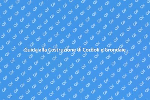 Costruire Cordolo e Grondaia in Cemento