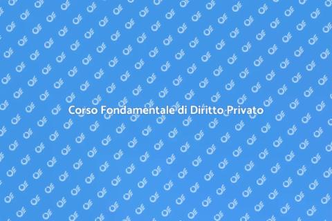 Corso di Diritto Privato Essenziale