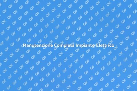 Servizio Completo Impianto Elettrico