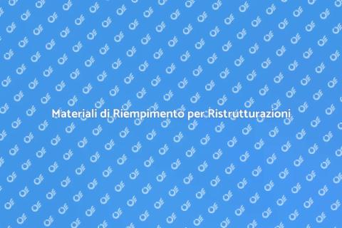 Sabbiatura e Terriccio per Ristrutturazioni