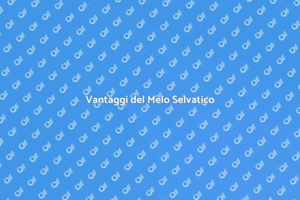 Melo Selvatico: Un Tesoro per il Giardino