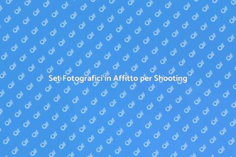 Affittare un Set Fotografico per Shooting