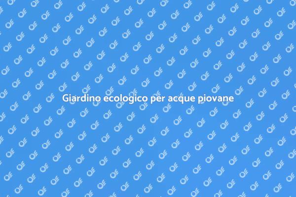 Gestire le acque piovane con il prato