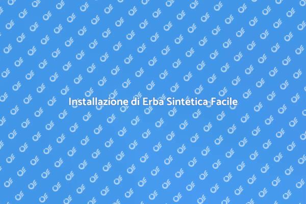 Trasforma il Giardino con Erba Sintetica