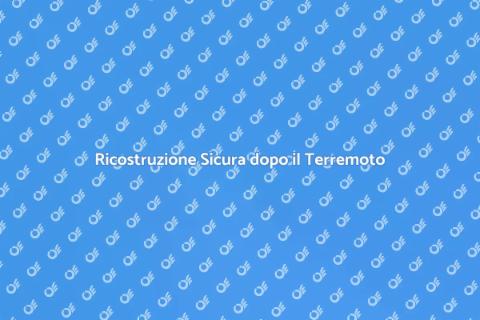 Consulenza Post Terremoto Efficace