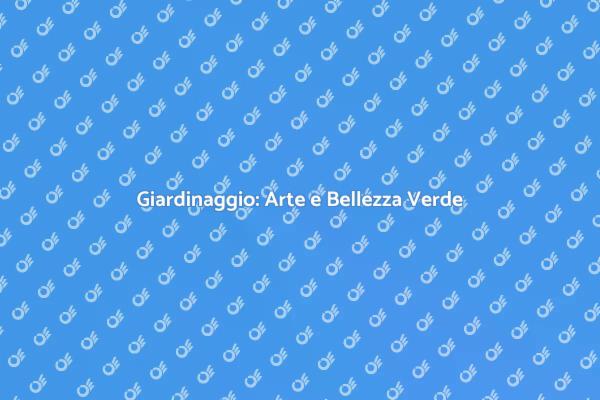 Rendi Unico il Tuo Giardino con Noi