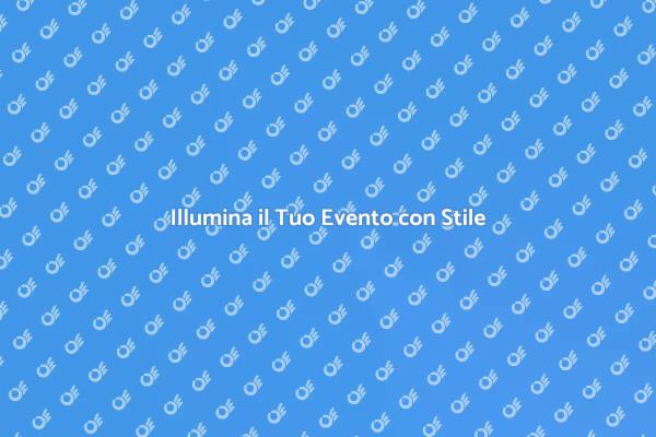 Trasforma il Tuo Evento con le Luci