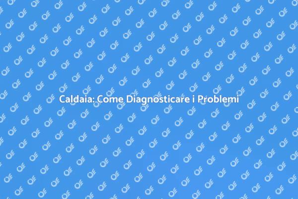 Malfunzionamenti della Caldaia: Diagnosi