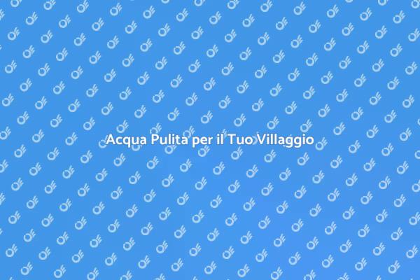 Sistema di Depurazione per Turisti