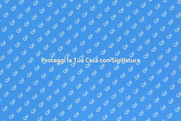 Sigillatura Impermeabilizzante per la Casa