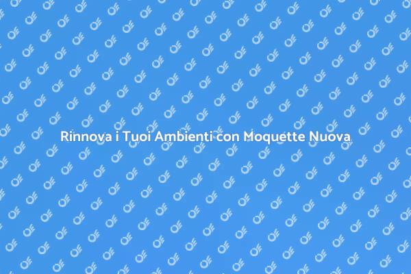 Ristruttura con il Ricambio della Moquette