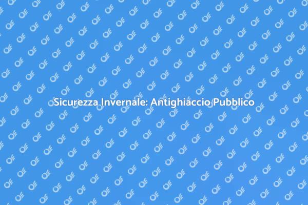 Antighiaccio: Mobilità Sicura in Inverno