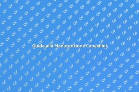 Manutenzione Cancellini Automatici