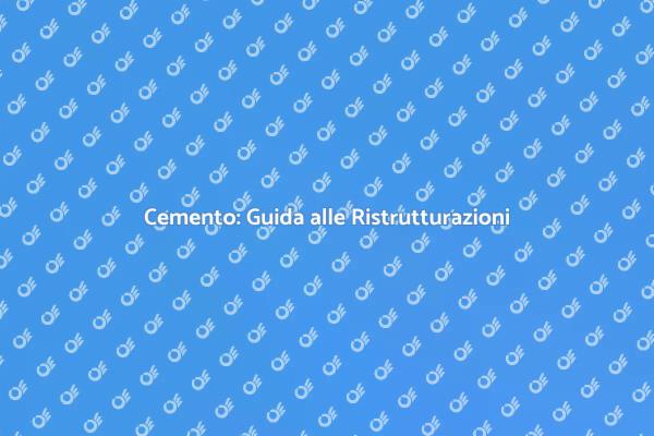 Cemento: Versatilità e Resistenza in Edilizia