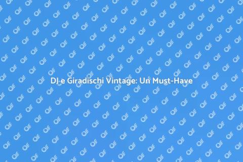 Giradischi Portatile Vintage per DJ
