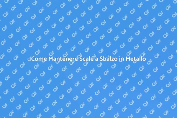 Manutenzione Efficace per Scale a Sbalzo