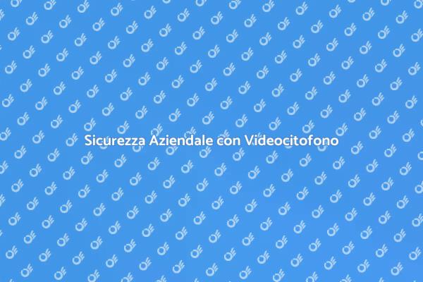 Videocitofono: la Sicurezza in Azienda