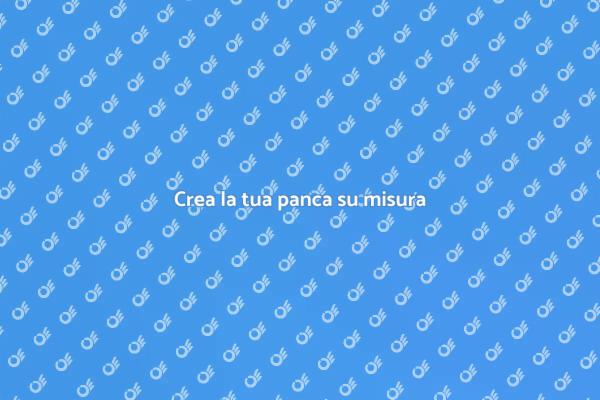 Panca in legno su misura per te