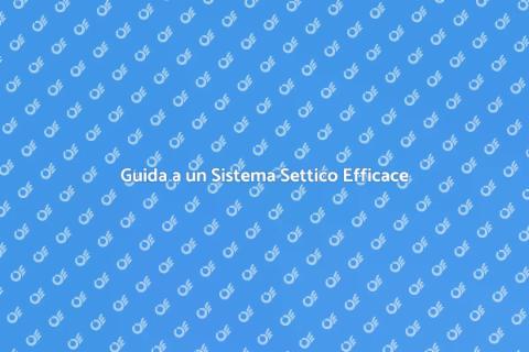 Sistema Settico Affidabile nel Tempo