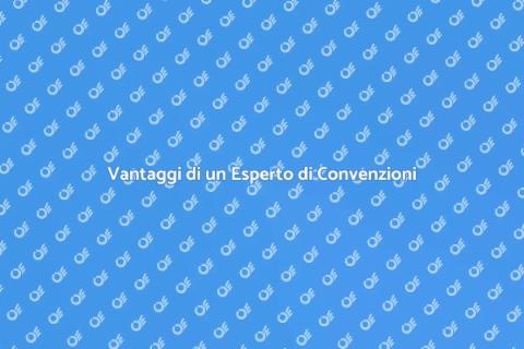 Assumere Esperto di Convenzioni