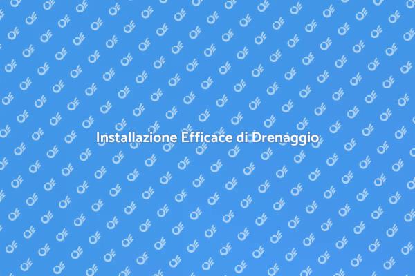 Proteggi la tua Casa con il Drenaggio