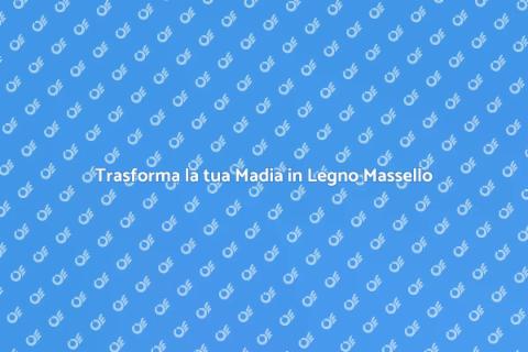 Rimodernare una Madia in Legno Massello