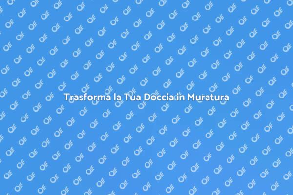 Ristrutturare la Doccia in Muratura