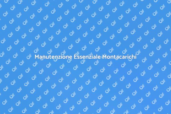 Sicurezza nei Montacarichi Pubblici