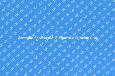 Armadio a Muro Scorrevole: Stile e Spazio