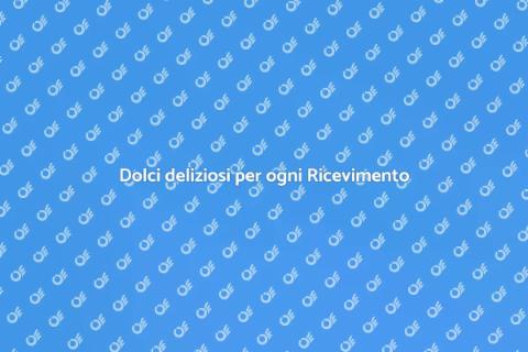 Selezione di Dolci per Ricevimenti