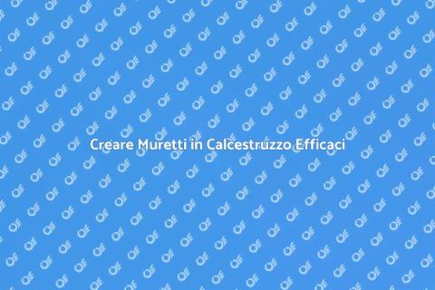 Muretti in Calcestruzzo: Design e Funzionalità