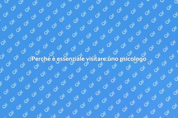 Visita psicologo: un passo verso il benessere