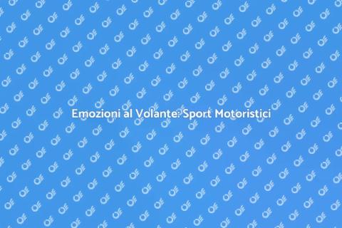 Evento Sportivo di Motori: Emozione Pura