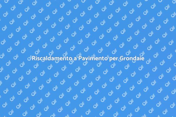 Grondaie Sicure con Riscaldamento