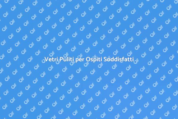 Pulizia Professionale dei Vetri