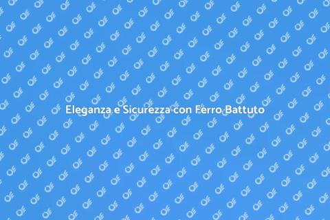 Ringhiera in Ferro Battuto per Terrazzi