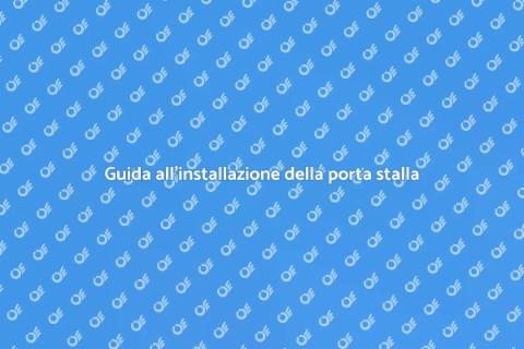 Installare la porta della stalla