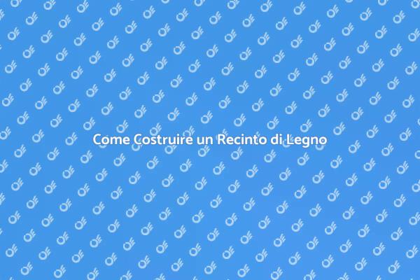 Costruisci il Tuo Recinto di Legno