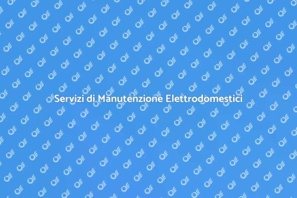 Manutenzione Elettrodomestici per Te