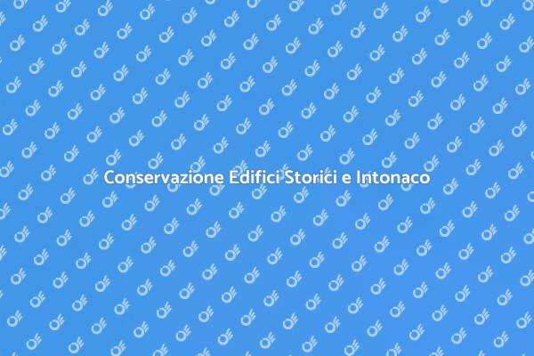 Ristrutturazione Edifici Storici: Intonaco