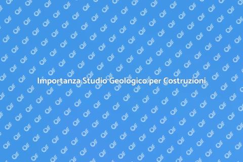 Studio Fattibilità Geologica Essenziale
