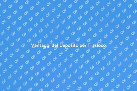 Deposito Temporaneo per Trasloco