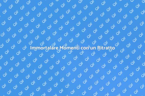 Cattura l'Essenza con un Ritratto