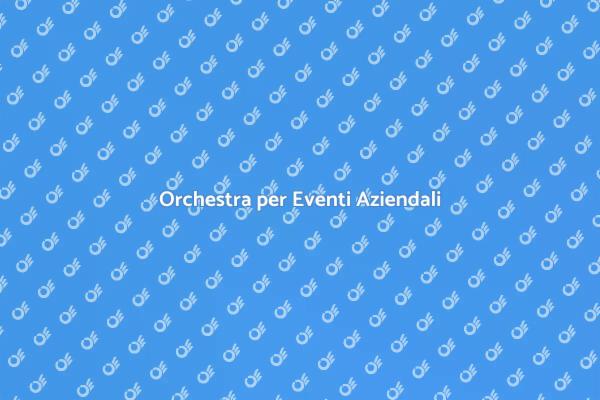 Creare Atmosfere con un'Orchestra
