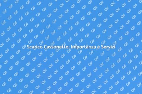 Scarico Cassonetto: Guida Completa