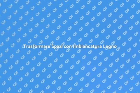 Imbiancare una Costruzione in Legno