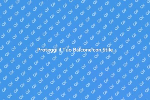 Pensilina in Acciaio per Balconi