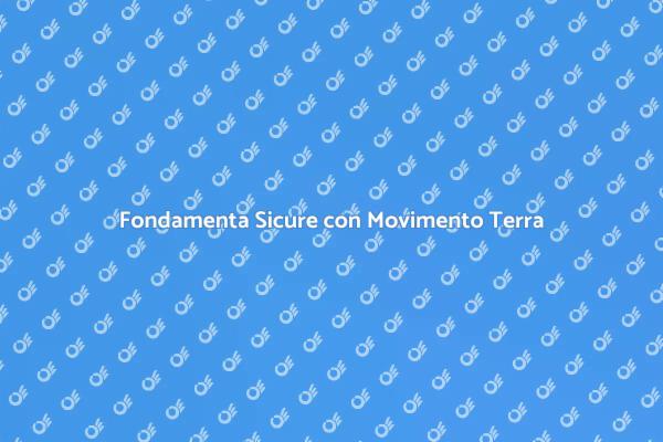 Essenziale Movimento Terra per Ristrutturazioni